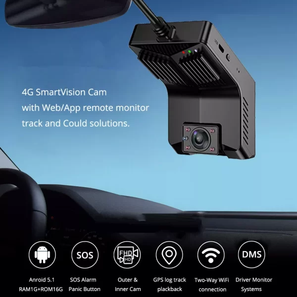 4G Real-Time Dash Camera