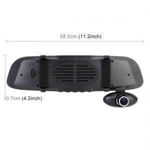 Affordable-Easy to Install-Dash cams Full HD 1080P image of the back view