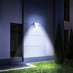 Budget Triangle Shape Light Solar Light Sensorshing the light frow a wall