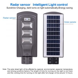 Sensor & Light Control Solar Power Street Light