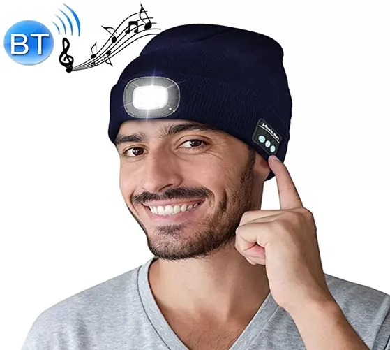 LED Beanie Hat with Music Speakers