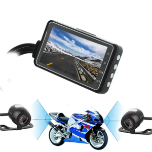 Budget-Easy to install-Motorcycle Camera Front and Rear main image