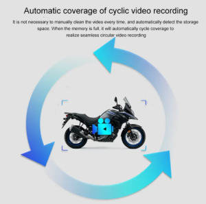 Affordable Motorcycle DVR Cyclic video image 