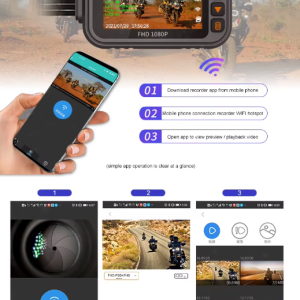 Affordable Motorcycle DVR Mobile playback image