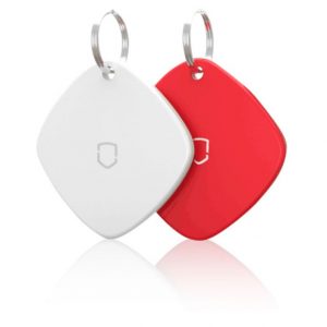 Two RFID key tag red and wite